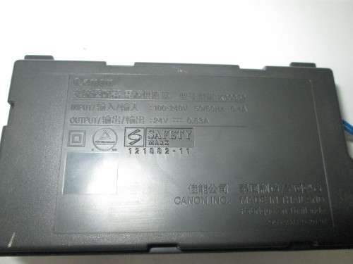 CANON MG2520  AC ADAPTER `24 V- ` `0.63 A` K30352